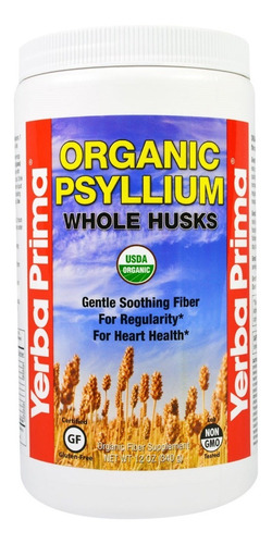 [YERBA-21-OPWH-340] Yerba Prima Organic Psyllium hulls 340g