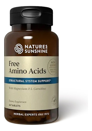 [NSUNFAA60] Natures Sunshine Free Amino Acids 60tabs