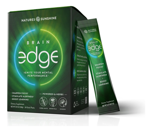 [NASUBRED24] Natures Sunshine Brain Edge 24Stick Packs