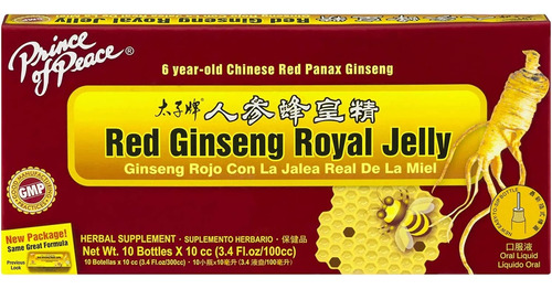 [POPRGIRJ10] Prince of Peace Red Ginseng Royal Jelly 10bot 10cc