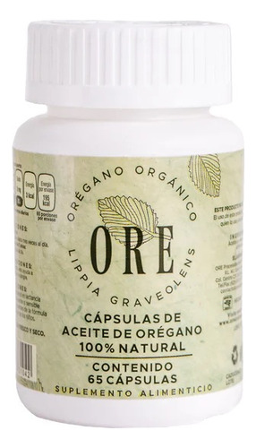 [OREACORE65] ORE Aceite de Oregano 65caps
