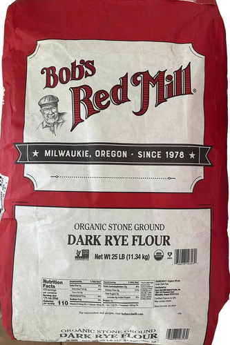 [BRMDRF1134] Bobs Red Mill Dark Rye Flour 11.34g