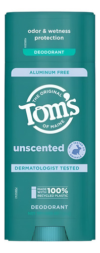 [TOM13DEOUNSC92] Toms of maine Deodorant Unscented 92g