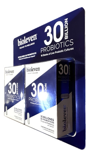 [BIOLEVEN-P30-60-F] Bioleven Probióticos 30 Billones 60caps - Neutro
