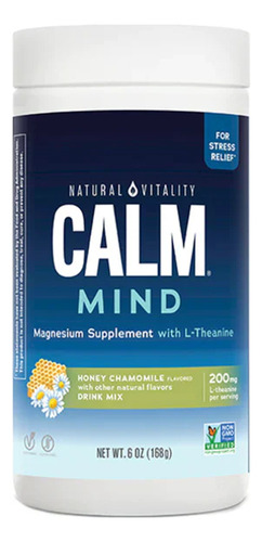 [NATVCAHCP168] Natural Vitality Calm Honey Chamomile Powder 168g