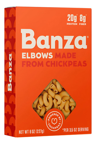 [BANCHEL227] Banza Chickpeas Elbows 227g