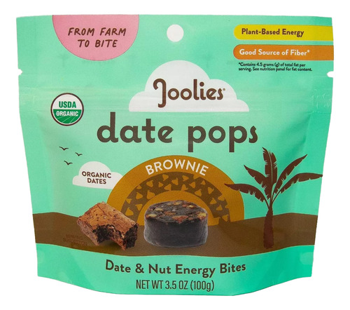 [JODPB100] Joolies Date Pops Brownie 100g