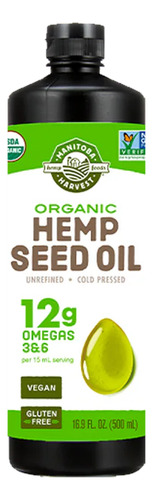 [MAHAHSO500] Manitoba Harvest Hemp Seed Oil 500ml