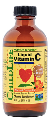 [CHLLVCO118] Child Life Liquid Vitamin C Orange 118ml
