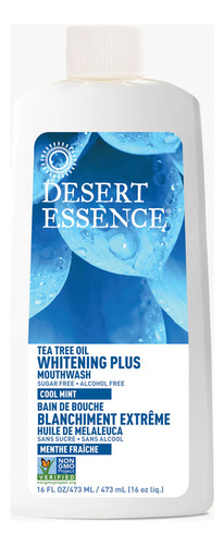 [DEESWMW473] Desert Essence Whitening plus Mouthwash 473ml