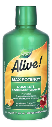 [NWAMPLM900] Natures Way Alive Max potency liquid multivitamin 900ml